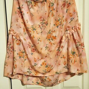 Maggie Sweet Women's Floral Skirt, 1X New